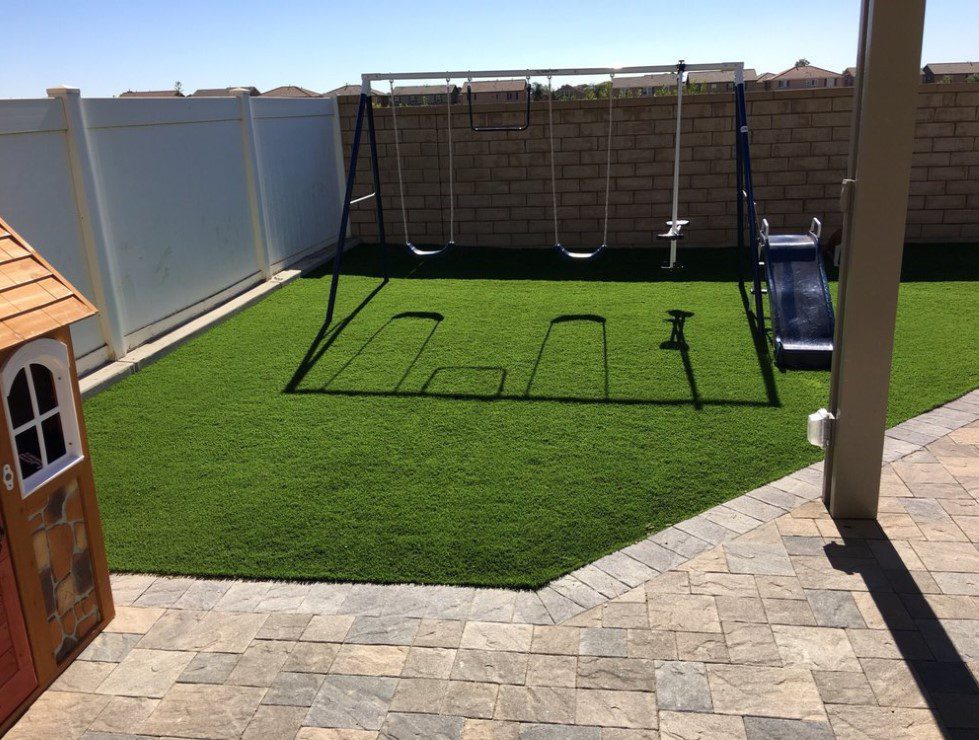 Playground Turf Surfaces for Backyards, Schools, Riverside Pavers, Turf